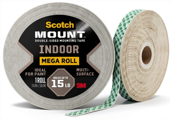 Scotch-Mount White Mounting Tape for Indoor Use-0