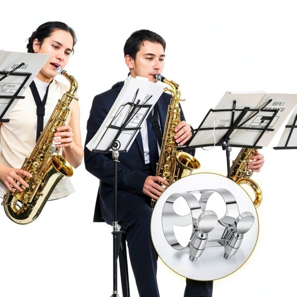 MusicPro Clarinet Ligature B♭ Dual‑Screw-6