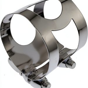 Clarinet Ligature Metal Silver B Flat-0