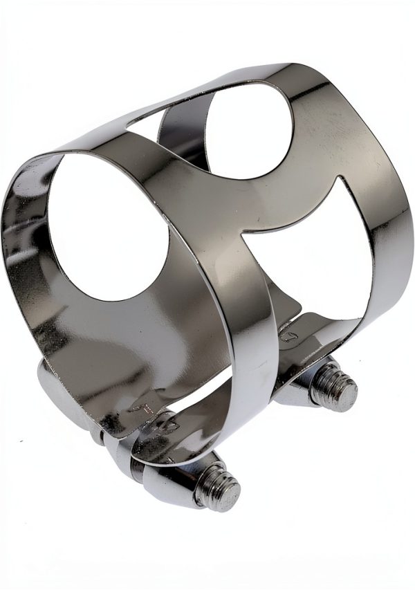 Clarinet Ligature Metal Silver B Flat-0