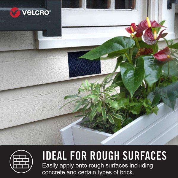 Velcro Outdoor Mounting Tape 20ft x 1in Extreme Weather-4