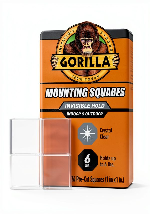 Gorilla Clear Mounting Tape for Indoor Use-0
