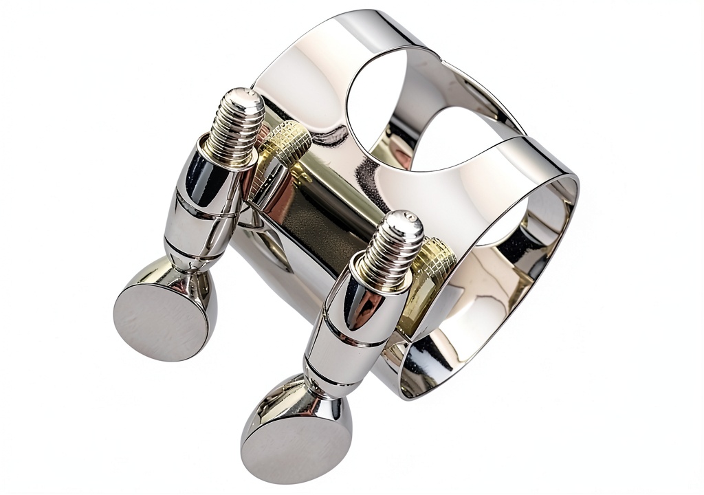 Silver brass clarinet ligature