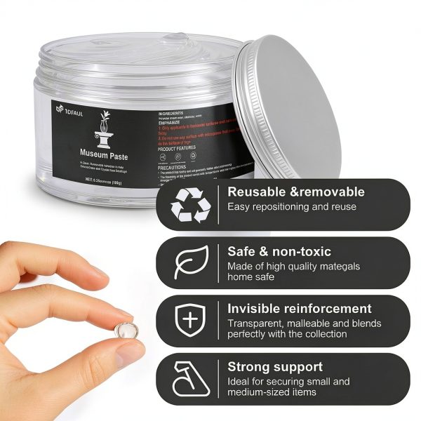 Museum Paste by 1DFAUL Office Adhesive Putty Clear-3