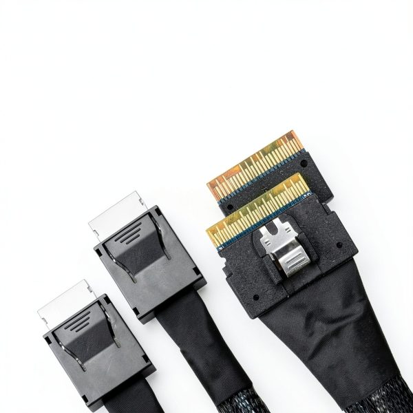 SlimSAS Cable ICY DOCK 8i to 2x OCuLink 4i-6