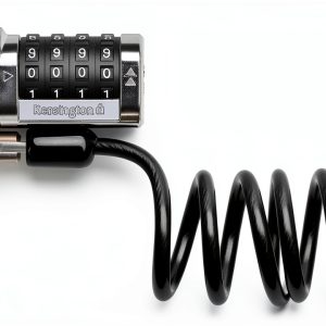 Kensington Combination Lock Cable Black Alloy Steel-0