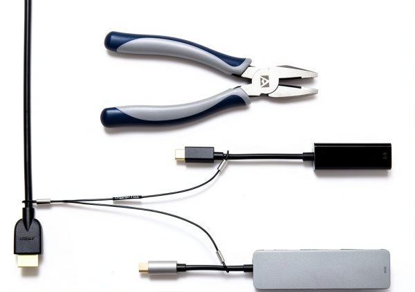 TetherTies Multi-Adapter TetherTie Cable Security Kit 5 Pack White-0